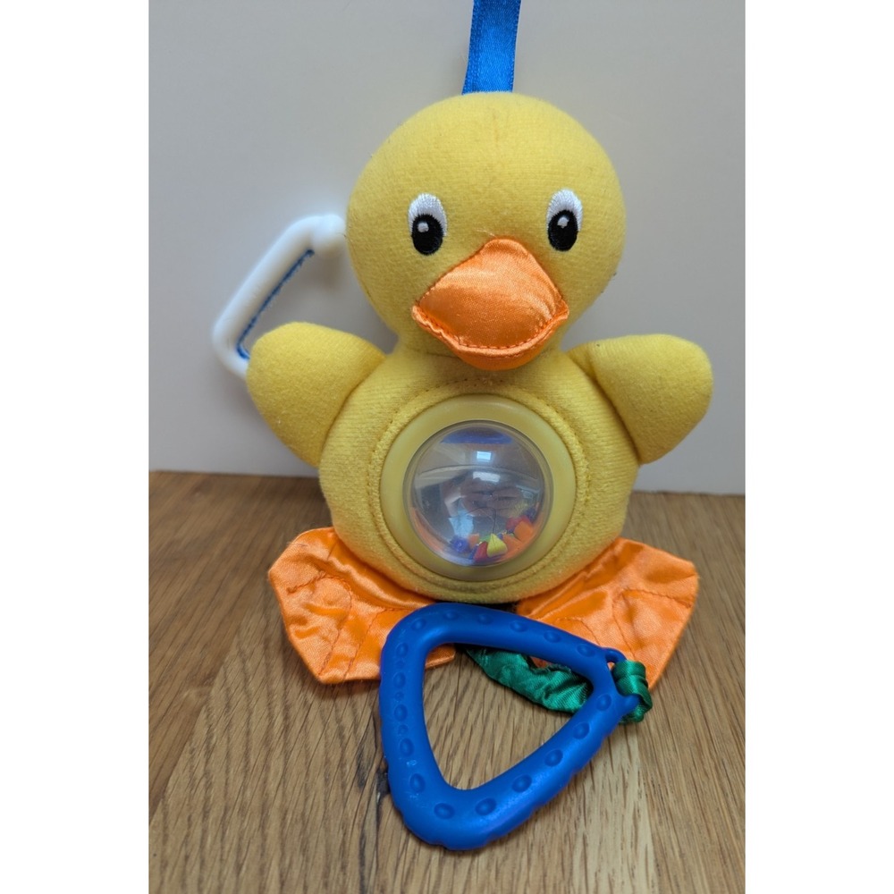 Baby Einstein Busy Bellies Duck rattle teether FLAWS READ no vibrate